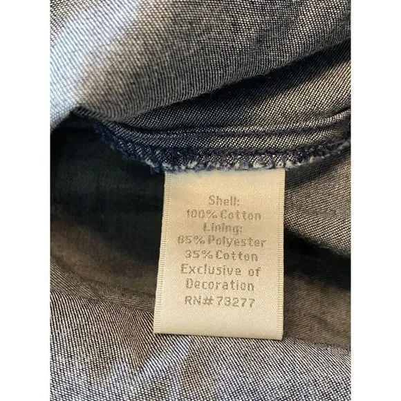 Lauren Conrad Chambray Bustier Dress Size 14 NWT - Picture 9 of 11